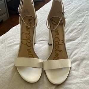 Sam Edelman Heels Sandals White New Size 9
